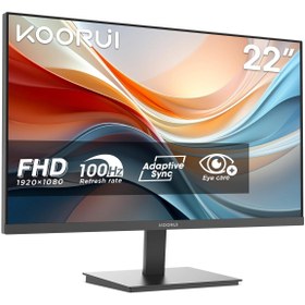 Resim Hype Store KOORUI E2212F 22 inç Monitör Full HD, 100 Hz, 5ms, Göz Konforu, sRGB%99 Farbumfangs, (1920 x 1080, H 