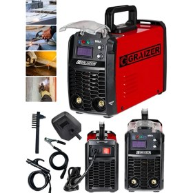 Resim Graizer Mma K-500 Çift Kartlı Hava Soğutmalı Invertör Çanta Compact Kaynak Makinesi 
