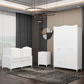 Resim Garaj Home Defne Yıldız 4 Kapaklı Bebek Odası 