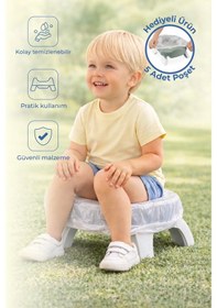 Resim Babyjem Portatif Katlanabilir Lazımlık Soft Yeşil New Color 