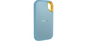 Resim Poyraz Market Sandisk 1tb Extreme SDSSDE61-1T00-G25B 1050MB-SN V2 Açık Mavi Taşınabilir SSD 