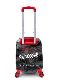 Resim Coral High Kids Siyah Kırmızı Anime Araba Desenli Çocuk Valizi 16738 Siyah - Kırmızı 