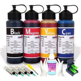 Resim Canon Pixma MX520, MX525 Yazıcı Uyumlu Forprint Dolum Seti 4X500ml 
