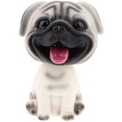 Resim Sevimli Reçine Sallanan Başlı Köpek Sallanan Başlı Yavru Köpek Figürü Oyuncak Ev/araba Gösterge Paneli Araç İçin 