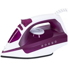 Resim Evia Jett 2200 Watt Seramik Tabanlı 160 Gr Etkili Şok Buharlı Ütü Beyaz Mor 