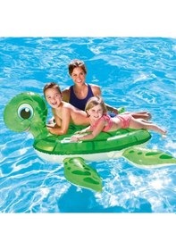 Resim Kaplumbağa Binici 140 x 140 Cm Bestway - 41041 Çok Renkli 