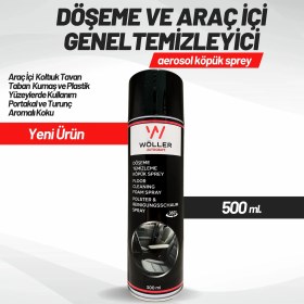 Resim Wöller Oto Döşeme Temizleyici Köpük Sprey 500 Ml. 