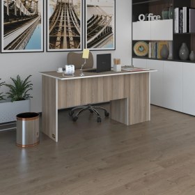 Resim Kenzlife ofis masası miyamoto crd sol 75*130*80 kilitli kapaklı dolap bilgisayar çalışma masası 