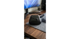Resim Bitenzo 3D Xbox Gamepad Standı - Petek Dokulu Siyah Kontrolcü Standı Masabaşı ve Konsol Yanı Düzenleyici - Siyah 