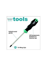 Resim Weber Tools TriWing Başlı Tornavida 1 x 80 MM 