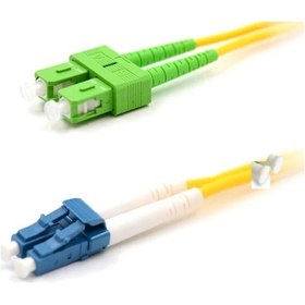 Resim Cabex Sc/apc 'den Lc/upc 'ye Dublex Fiber Optik Patchcord Singlemode 5 Mt 
