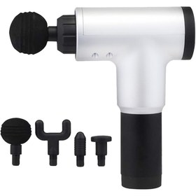 Resim Powermaster KH-320 Titreşimli 4 Başlıklı Masaj Aleti 6 Kademeli Masaj Cihazı 
