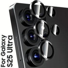 Resim For Samsung S25, S24, S23, S22 Ultra, S25 Ultra, S24 Plus, S23+, S24 FE, S23 FE Kamera Lens Koruyucu Film için - Ultra Yüksek Çözünürlüklü 9H Güçlendirilmiş Cam Metal Ayrı Halka Kapak, Çizilmeye Karşı Dayanıklı, Kolay Kurulum, Ev, Kamera Lens Koruma için Mükemmel | Şık Bitiş | Dayanıklı Koruyucu Film, Kamera Lens Koruyucu 