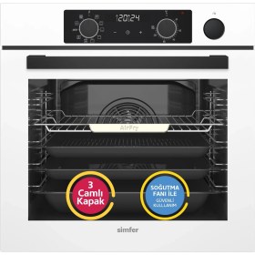 Resim Ank.fırın Steam Master Beyaz Cam Dij.saat 