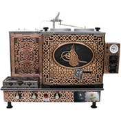 Resim 2 Demlikli Bakır Çay Ocağı Bakır Çay Kazanı Elektrikli Tuğra Modl 