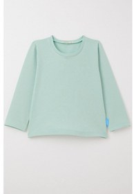 Resim Breeze Erkek Bebek Uzun Kollu Tişört Basic 9 Ay-3 Yaş, Mint Yeşili Mint Yeşili 