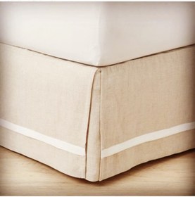 Resim METİNEV Tek Kişilik 120x200 Baza Eteği Bej Beyaz 