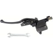 Resim Xuweiwei Black - Left Dirt Pit Bisiklet Atv Dört Tekerlekli Motosiklet Skuter Buggy Go Kart Için Uygun Hidrolik Fren Kolu 