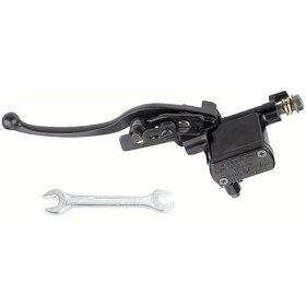 Resim Xuweiwei Black - Left Dirt Pit Bisiklet Atv Dört Tekerlekli Motosiklet Skuter Buggy Go Kart Için Uygun Hidrolik Fren Kolu 