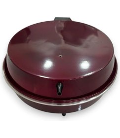 Resim Yognetic Büyük Boy Elektrikli Tandır | Ekmek Yapma Makinesi | Çok Amaçlı Pişirici - 50 CM | BORDO 