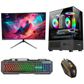 Resim Rotampc RT0227 i5-13600KF 8 GB 256 GB SSD 4 GB GTX1050Ti 23.8" Free Dos Masaüstü Oyuncu Bilgisayarı 