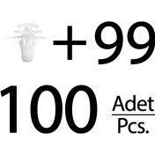 Resim Renault İçin Çevre Bant Klipsi- 100 Adet 100 Adet 