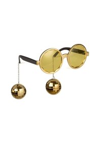 Resim Disko Toplu Küpeli Parti Gözlüğü Altın Renk 1 