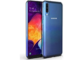 Resim Microsonic Samsung Galaxy A50 Kılıf Transparent Soft Beyaz 