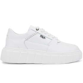 Resim Tamer Tanca Erkek Hakiki Deri Beyaz Sneakers & Spor Ayakkabı 