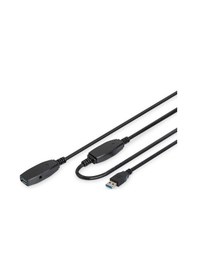 Resim Karnas_Teknoloji Assmann Da-73106 Aktif Usb 3.0 Uzatma Kablosu, 15 Metre<Brusb 3 
