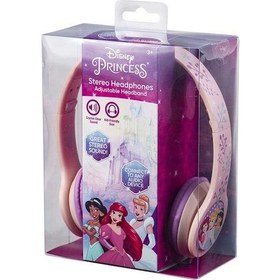 Resim Volkano DY-1090-PRV Disney Prensesler Lisanslı Çocuk Kablolu Kulaküstü Kulaklıklık 