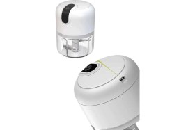 Resim Hsc Bilişim Mini Doğrayıcı Rondo Taşınabilir Mini El Blender Paslanmaz Çelik 