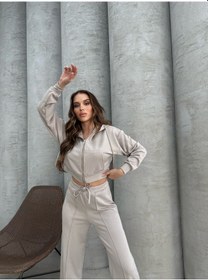 Resim Bej Scuba Eşofman Takımı Bej 