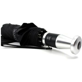 Resim Premium Serisi Tam Otomatik Ultra Lüx 10 Telli Düz Siyah Erkek Şemsiye 