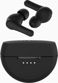 Resim Belkin SoundForm Rhythm True Wireless Kulaklıklar Dahili Mikrofon, USB-C Hızlı Şarj, Siyah 