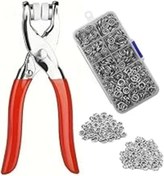 Resim AyrStore ® 100 adet Paslanmaz Çelik Çıtçıt ve Pense Seti Metal Çıt Çıt Makinesi 