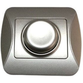 Resim Dmr Riva Silver Gümüş-Gri Dimmer Anahtar 