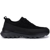 Resim Tamer Tanca Erkek Hakiki Deri Siyah Mat/Siyah Sneakers & Spor Ayakkabı 