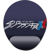 Resim Pixxa Darling In The Franxx Bilek Destekli Mousepad Model - 1 Oval 