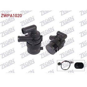 Resim Zegen-zwpa1020 - Yardımcı Su Pompası Volkswagen Passat 362 20 