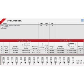 Resim Sibop Takımı 4056 4057 In 8 Ex 8 Nouva Vıvaro Astra Zafıra Vectra 1.9 Cdtı 46802049 