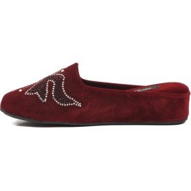 Resim Pierre Cardin Bordo Kadın Ev Terliği PC-55370 Z 