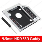 Resim 9.5Mm Sata 3.0 2.5 İnch Notebook Hdd Ssd Caddy Kızak Kutu 