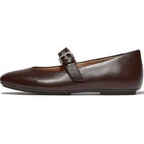 Resim D07 Chocolat Babet Kadın E3d-090 / D07 Fitflop Delıcato Soft Leather Mary Janes D07 Chocolat 