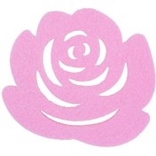 Resim La Mia 10 lu Pembe Gül Bardak Altlığı - M22 