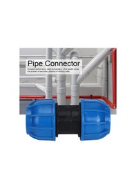 Resim Shineyee 63mm X 63mm Pe Malzeme Su Borusu Bağlantı Elemanı - Sağlıklı, Dayanıklı Ve Yüksek Akışlı Düz Bağlayıcı 