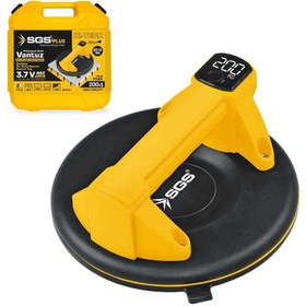 Resim İBTAŞ SGS5421 - 200 KG Akülü Vakumlu Seramik Ahşap Cam Taşıma Vantuzu 3.7 Volt 2.4 Amper 