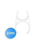 Resim Su Arıtma Cihazı 2x2.5" Filtre Kelepçesi Klips 100 Adet 