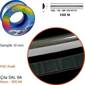 Resim Carub Çıta SAL 9A 12 MM x 100 Mt Krom BR1500501 