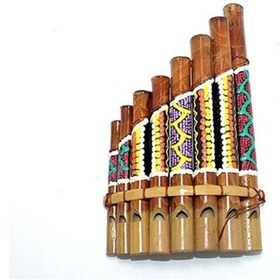 Resim Bambu Flüt Karışık Renk 